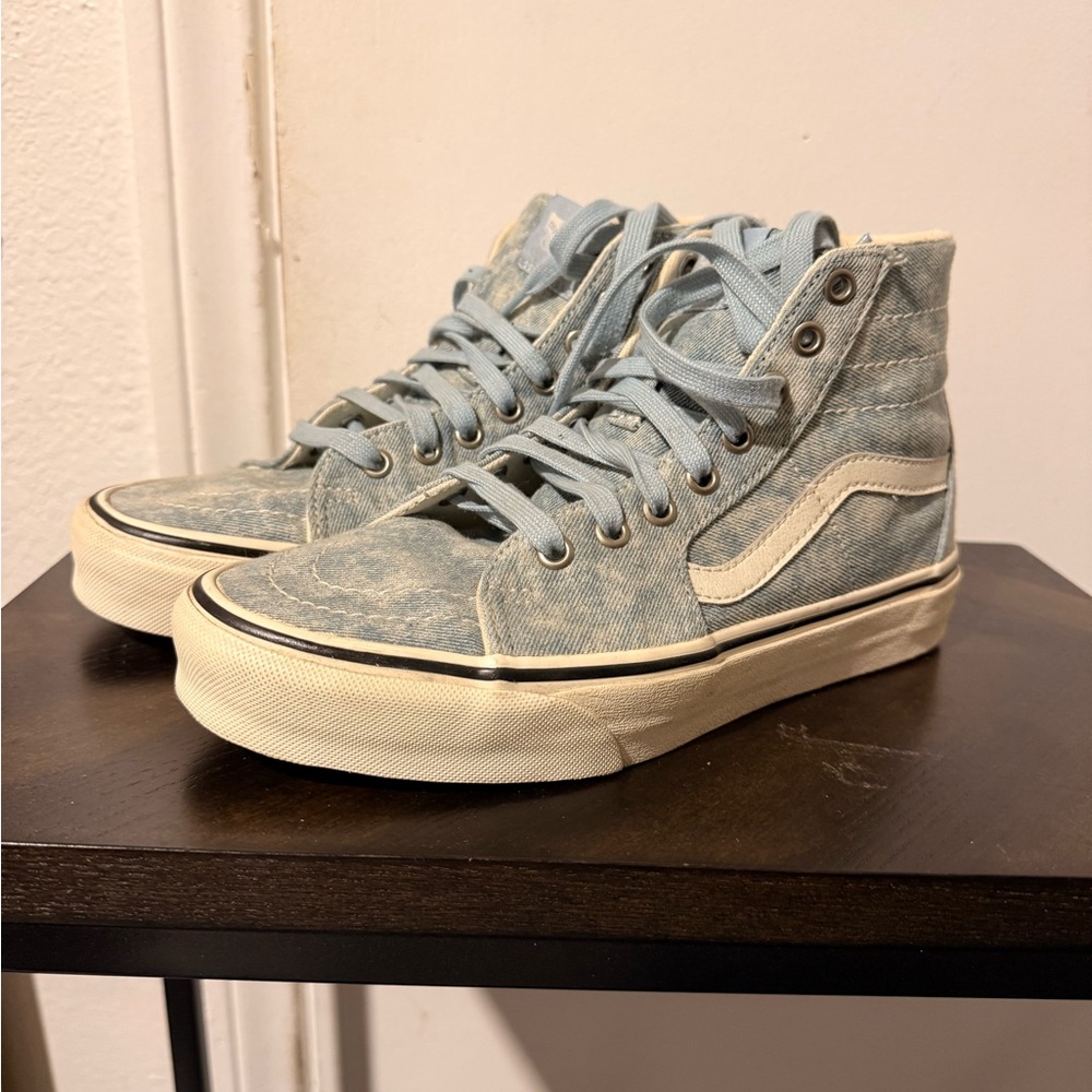 Vans Light Blue High-Top Sneakers